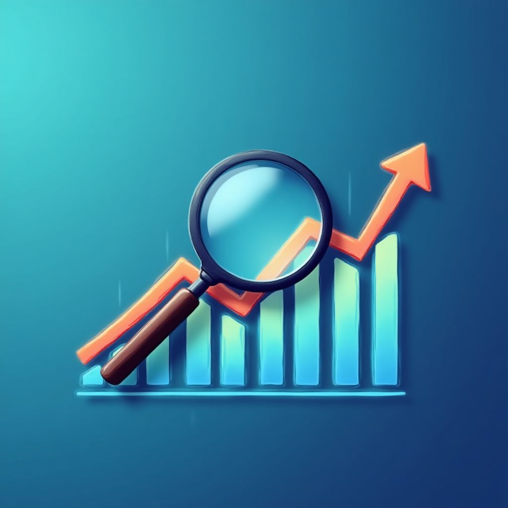 Gráficos de crecimiento y una lupa
